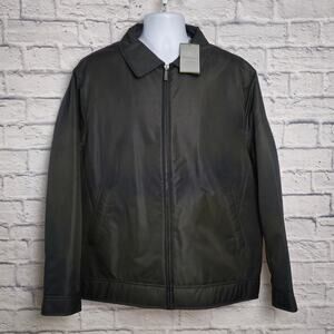 NWT Joseph Abboud Jacket Mens Size Large Brown Full Zip